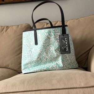 Scout club upper open top tote.  New w tags.